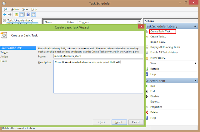 Menjadwalkan Program atau Task dengan Task Scheduler Menjadwalkan Program atau Task dengan Task Scheduler