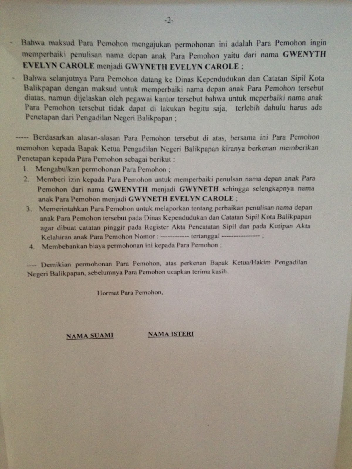 Proses Perbaikan Nama di Akte Kelahiran di Balikpapan