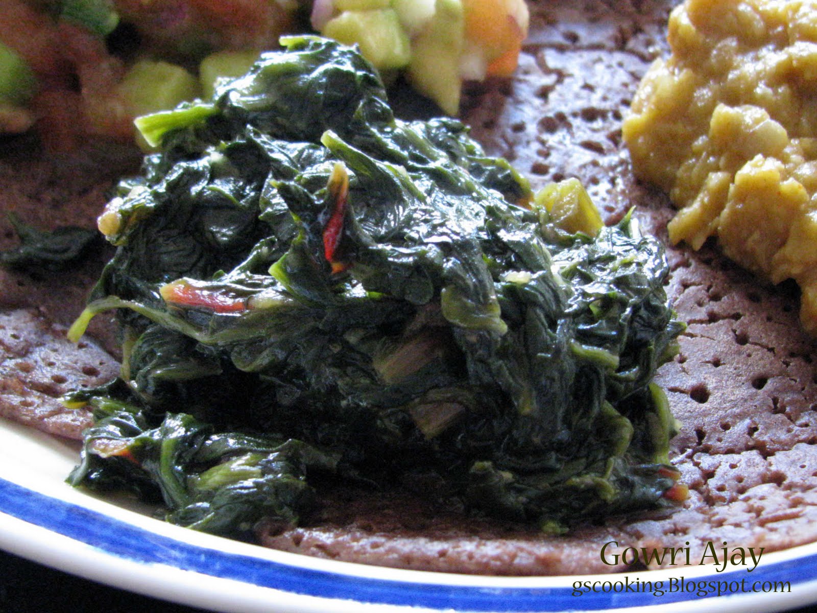 Goodness of food, from me to you. Gome, ethiopian collard greens