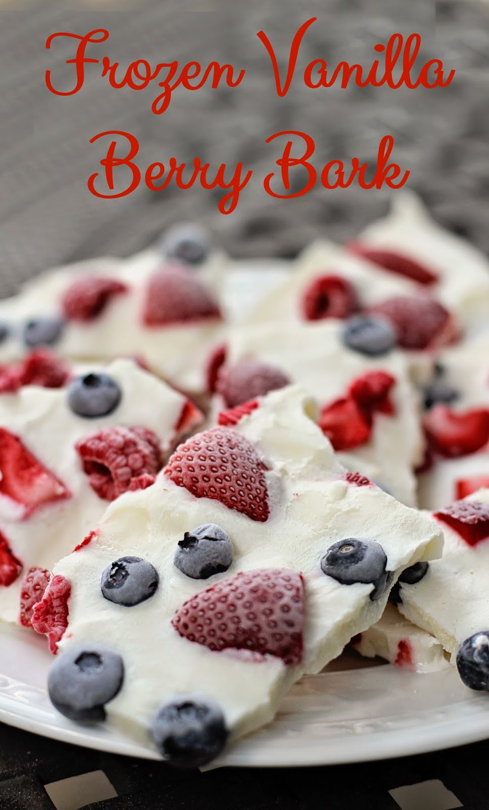 Running from the Law Frozen Vanilla Berry Bark