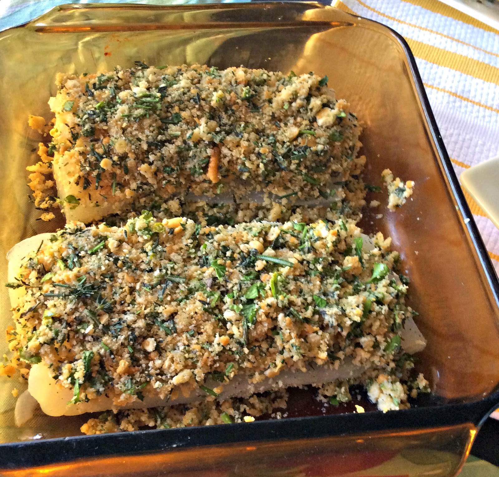 Cooking On A Budget Baked Cod with Herb Crust