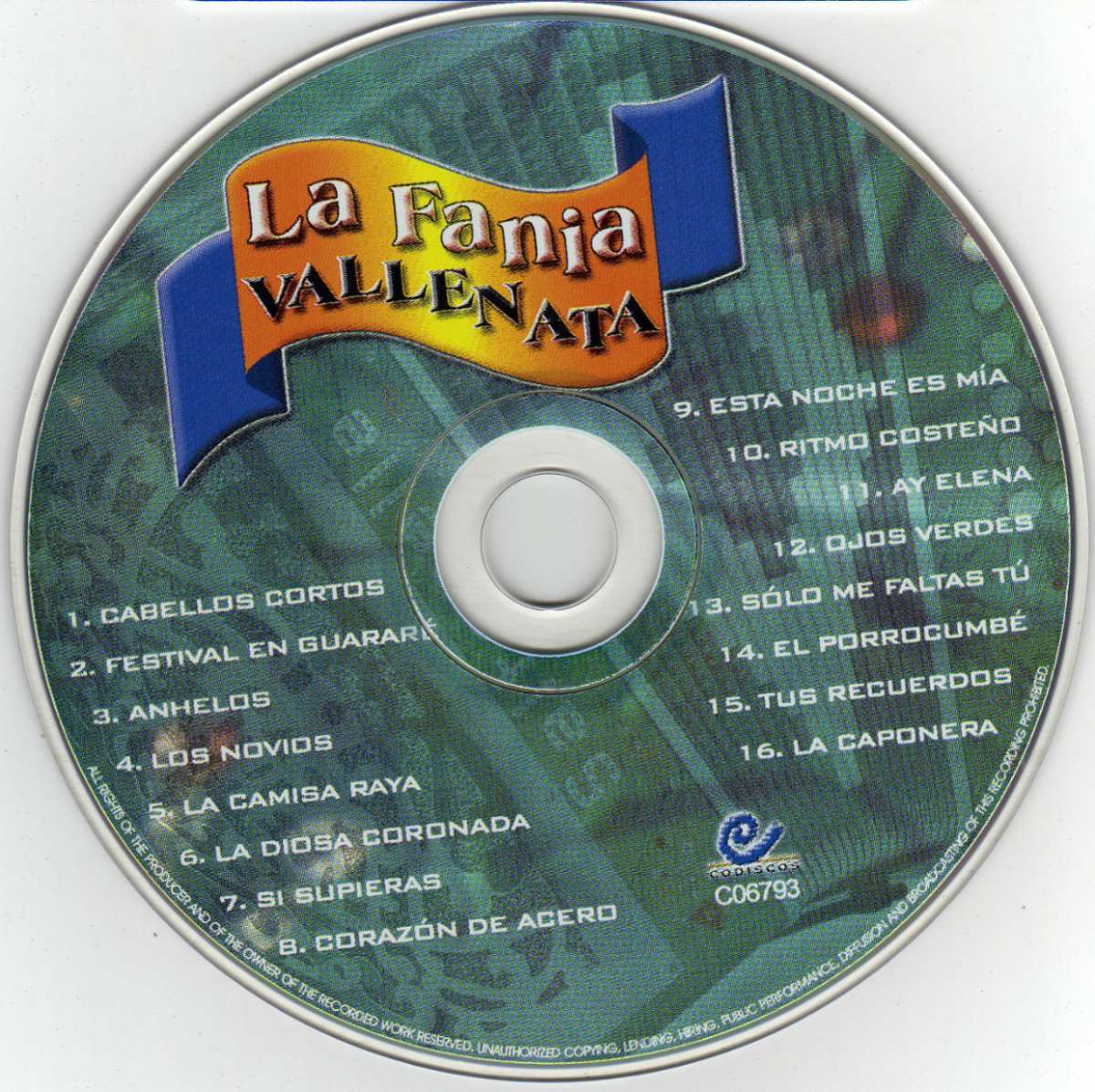 ALFREDO GUTIERREZ La Fania Vallenata [2000] Caratulas Vallenatas