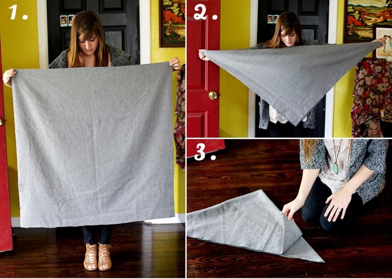 Popular DIY Crafts Blog How to Make a Wool Poncho