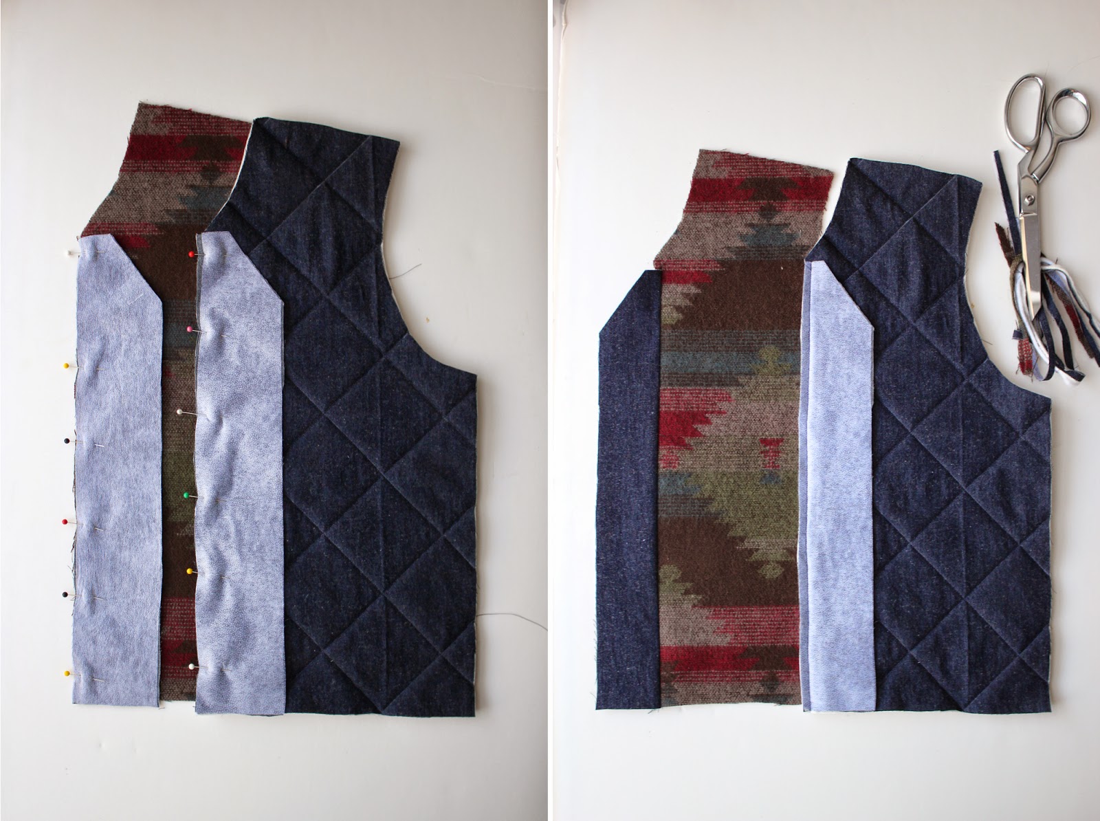 SweetKM Free Pattern Hansel & Gretel Quilted Vest Instructions