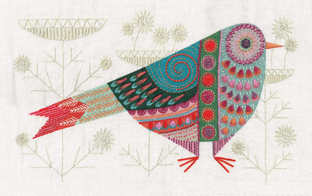 CUCKOO new embroidery kit from http://www.nancynicholson.co.uk/ CUCKOO new embroidery kit from http://www.nancynicholson.co.uk/