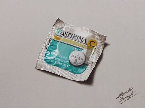 07-Aspirina-Graphic-Designer-Illustrator-Marcello-Barenghi-Hyper-Realistic-Every-Day-Items-www-designstack-co