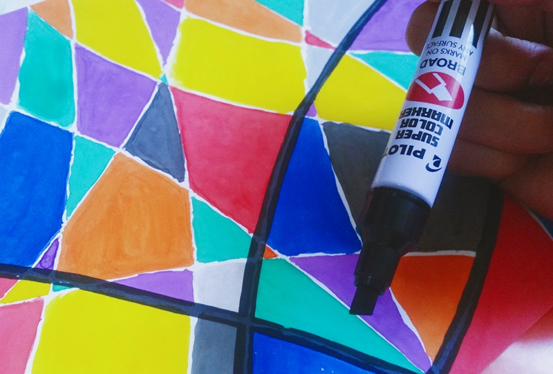 cubism art pilot broad marker