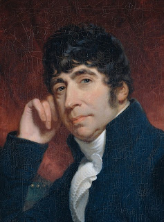 Willem Bilderdijk, geschilderd in 1810 door Charles Howard Hodges - uitsnede