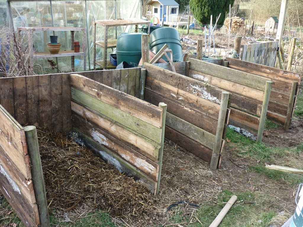 An English Homestead Making Compost Bins From Recycled Materials