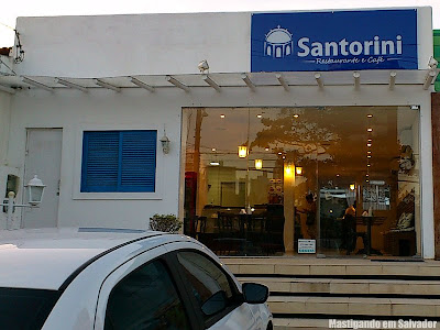 Santorini Café: Fachada Santorini Café: Fachada