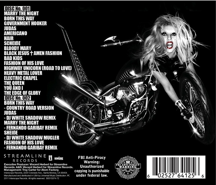 lady gaga born this way album special edition. way special edition album