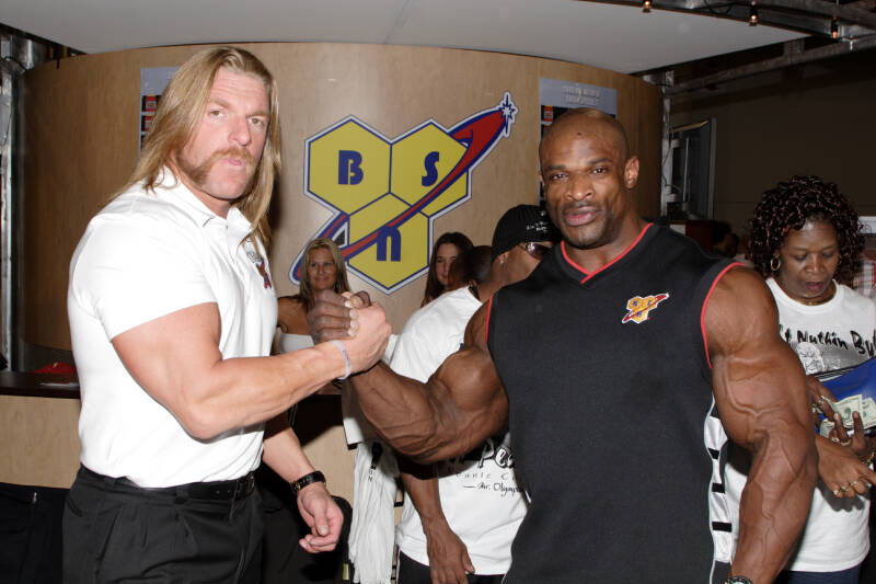 Ted Arcidi Bench Press Part - 16: Triple H Eats Frequently To Keep His Metabolism High, A Strategy Followed By Most Bodybuilders. Incline Bench Presses.