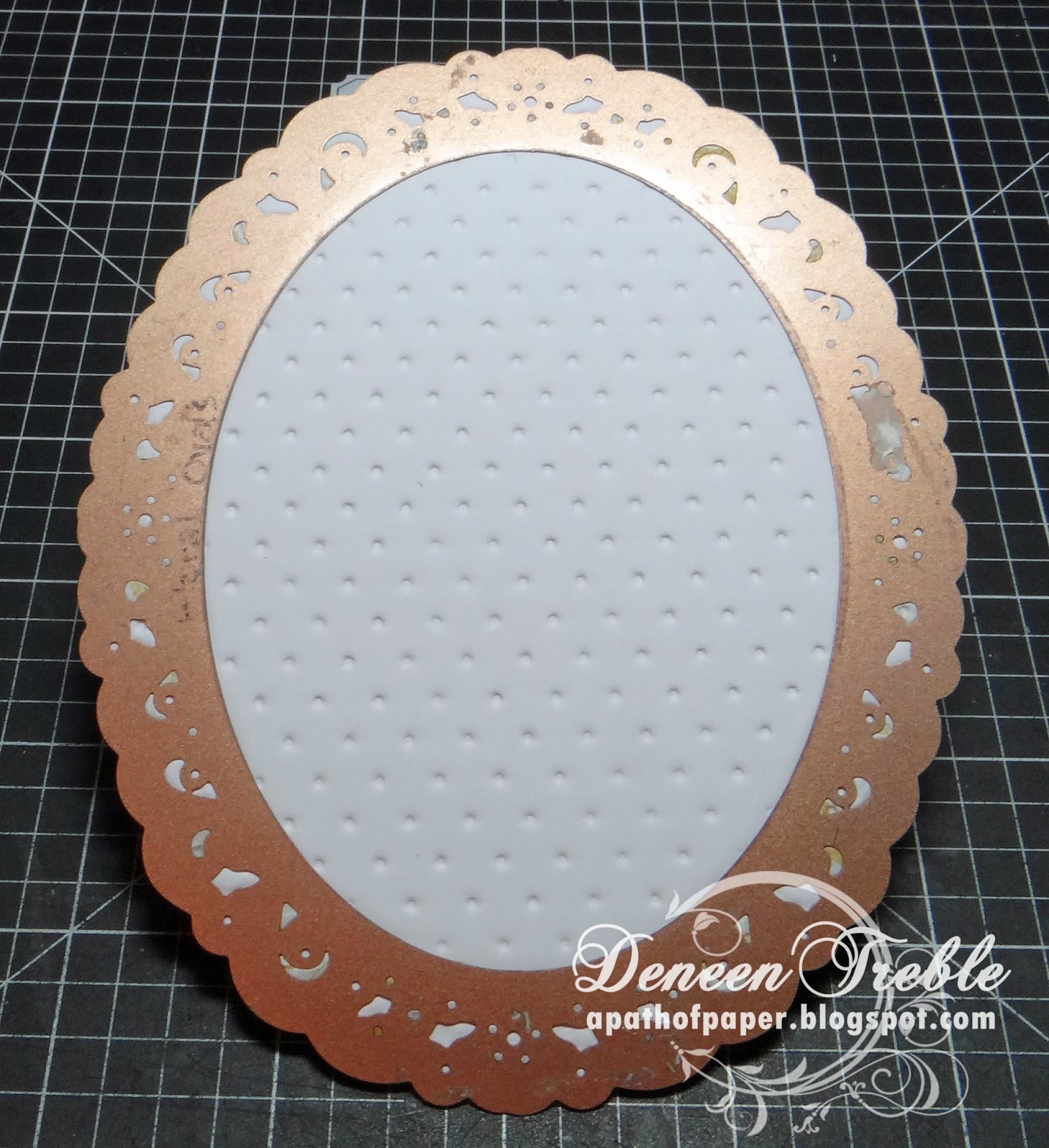 A Path of Paper Inspired Stamps Embossing Techniques using the