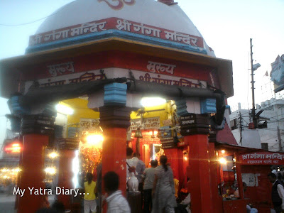 A Temple on the banks of River Ganga in Haridwar