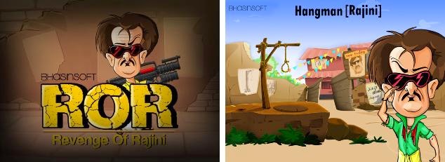Play Revenge Of Raniji (ROR) and Hangman [Rajini] Games