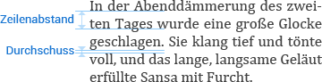 In der Abenddämmerung des zweiten Tages wurde eine große Glocke geschlagen. Sie klang tief und tönte voll, und das lange, langsame Geläut erfüllte Sansa mit Furcht.
