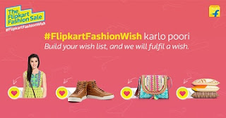 Flipkart Fashion Wish Contest: Get Rs.10000 worth Fashion Products for FREE @ Flipkart (Valid till 5th July’15)