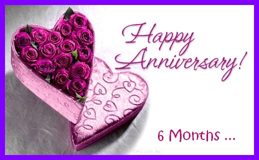 V2R1 - I Love You ...: Happy 6th Month Anniversary