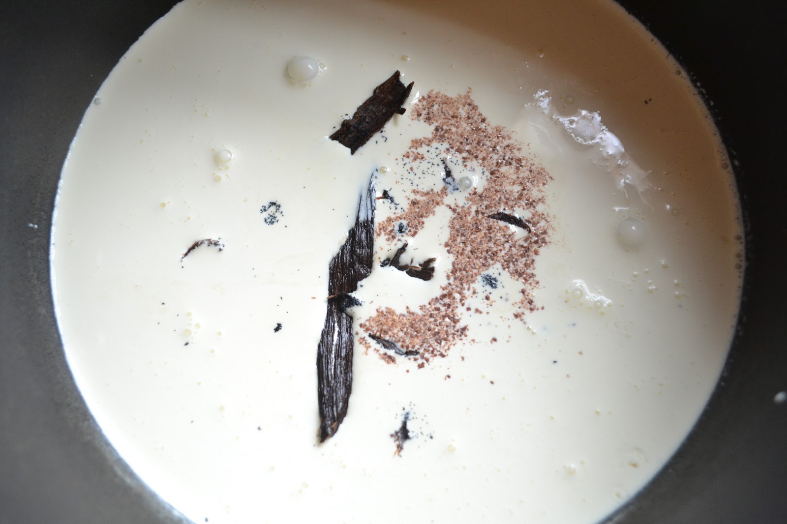 Greedy Girl Vanilla bean, Grapenut Icecream (NO EGGS)