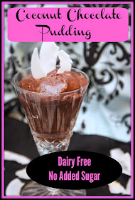 Coconut Chocolate Pudding dairyfree