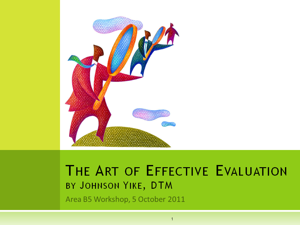 The ProVoices The Art of Effective Evaluation