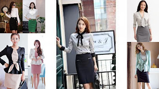 Model baju kerja wanita rok dan blazer