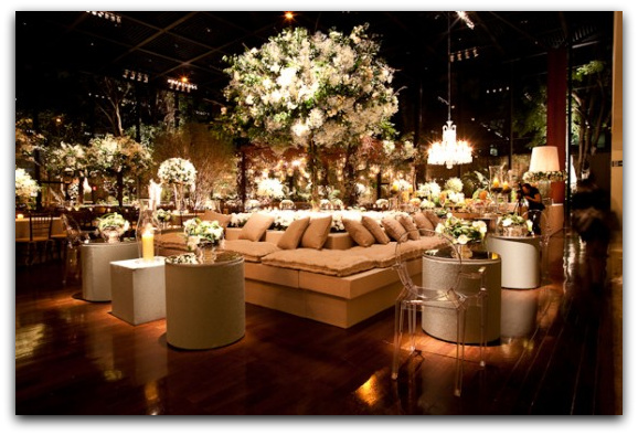Country house buffet: mesas sofisticadas