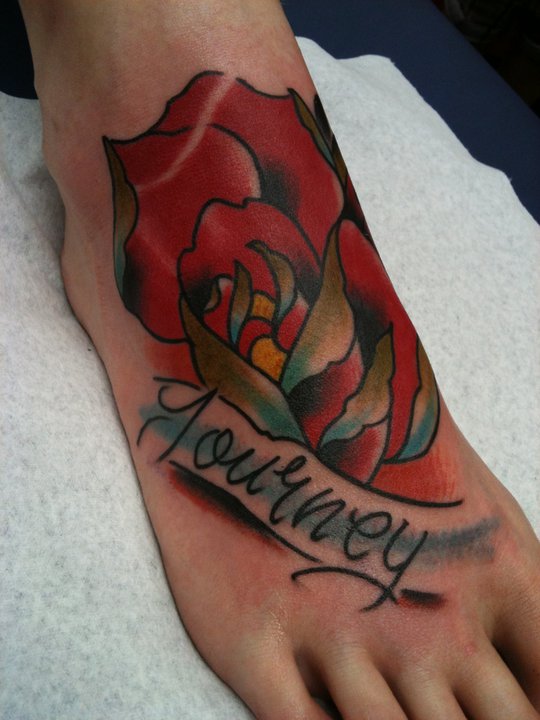 best foot tattoo ive ever done