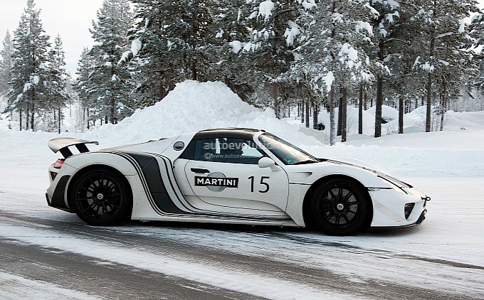 Spyshots: Porsche 918 Spyder Winter Testing Spyshots: Porsche 918 Spyder Winter Testing