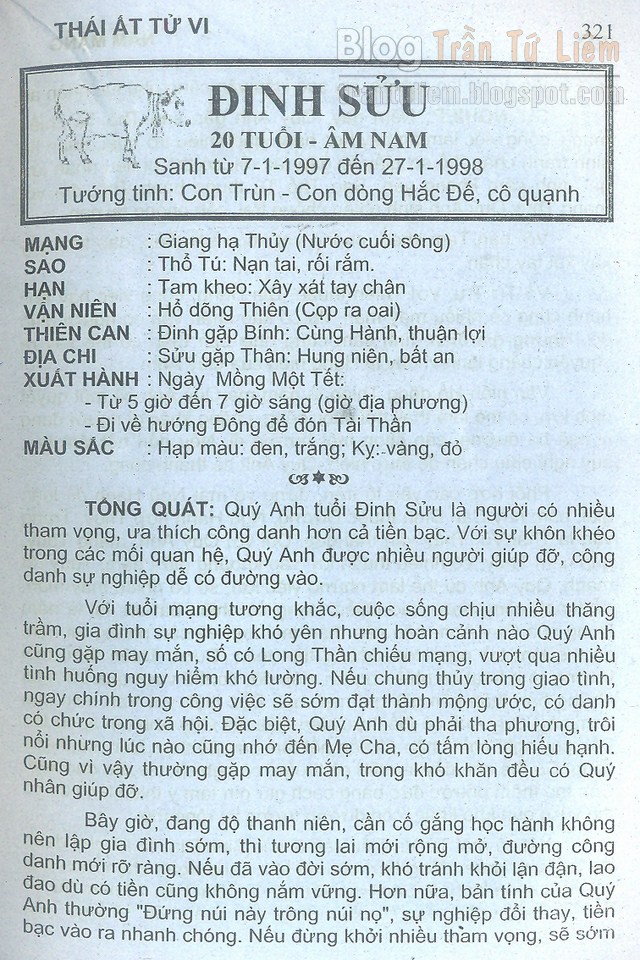 TỬ VI TUỔI ĐINH SỬU 1997 NĂM 2016 NAM TỬ VI TUỔI ĐINH SỬU 1997 NĂM 2016 NAM