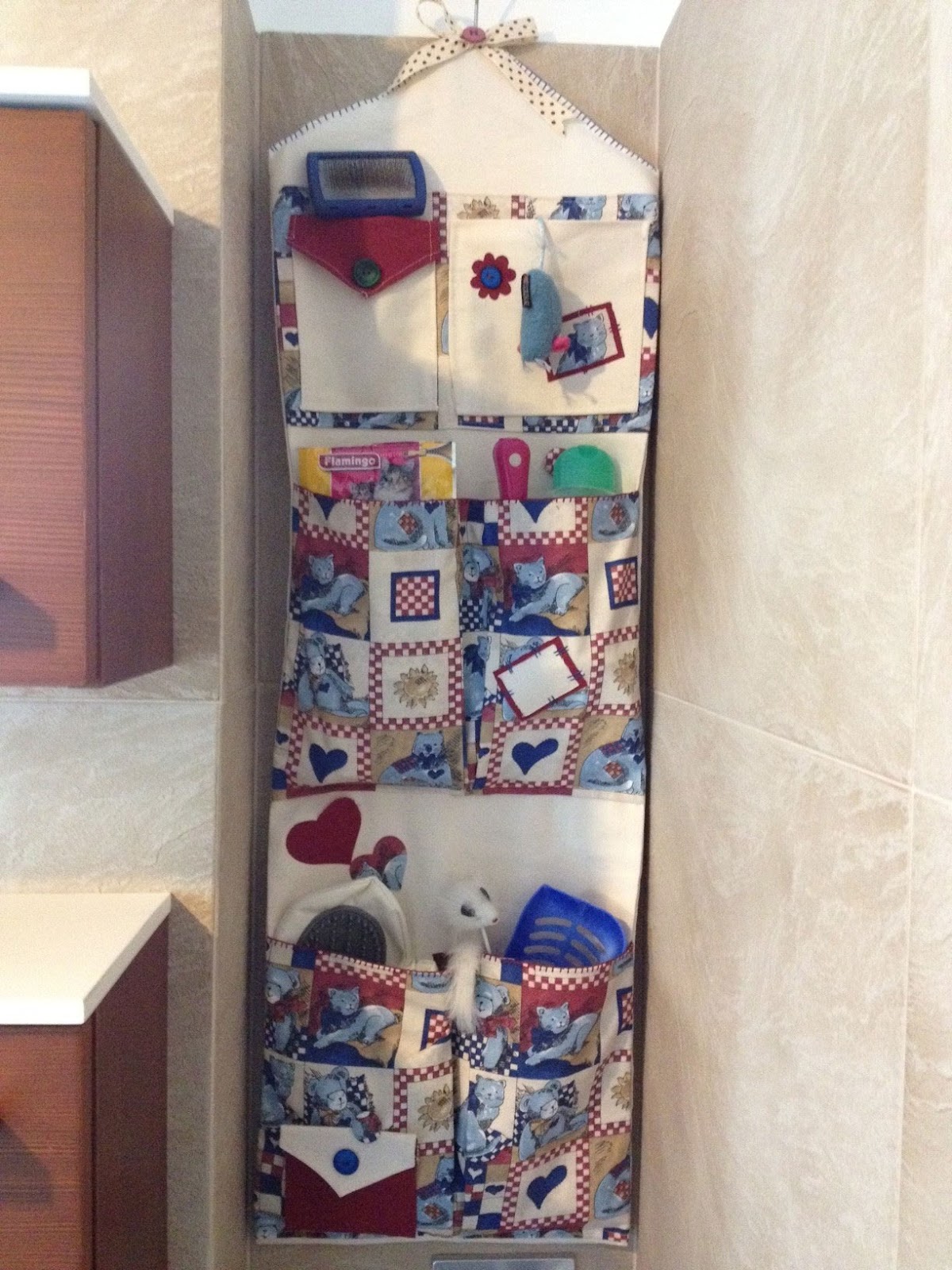 Scatola Da Cucito In Legno A 3 Livelli - 45x23,5x28 Cm Con Scomparti, Cassetto E Design Rosa, Portatile Con Manico - Foto 10