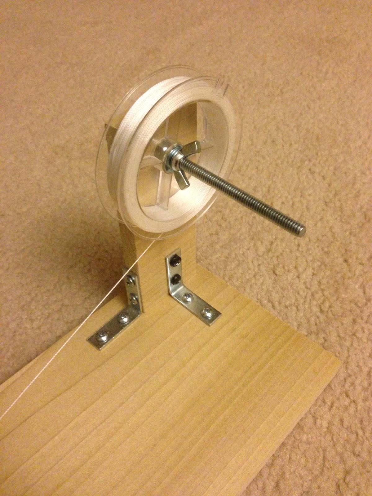 Homemade Fishing Line Spooling Station Homemade Ftempo