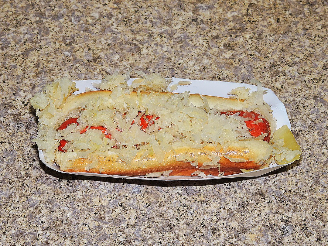 The Shit I Eat Sauerkraut Hot Dog