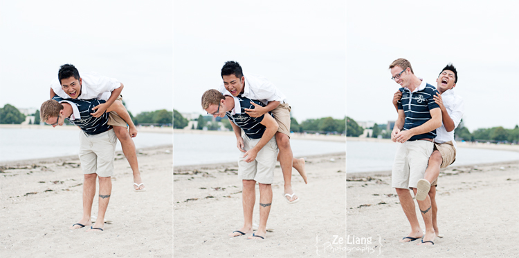 same-sex engagement session castle island boston ben&justin 14