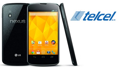 LG Nexus 4 disponible en México con Telcel