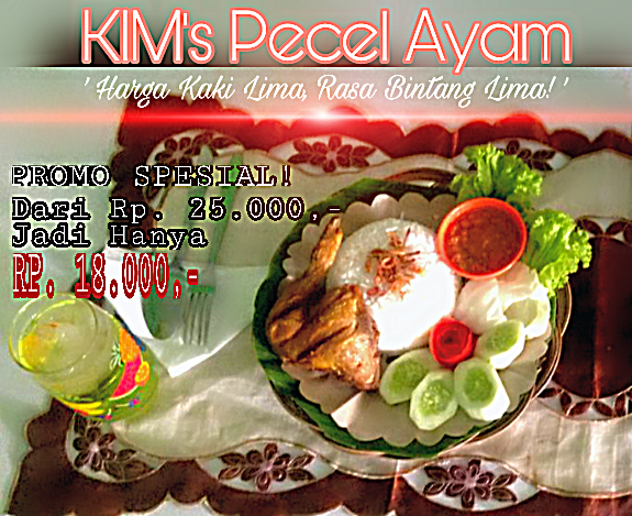 Iklan Online " KIM's Pecel Ayam "