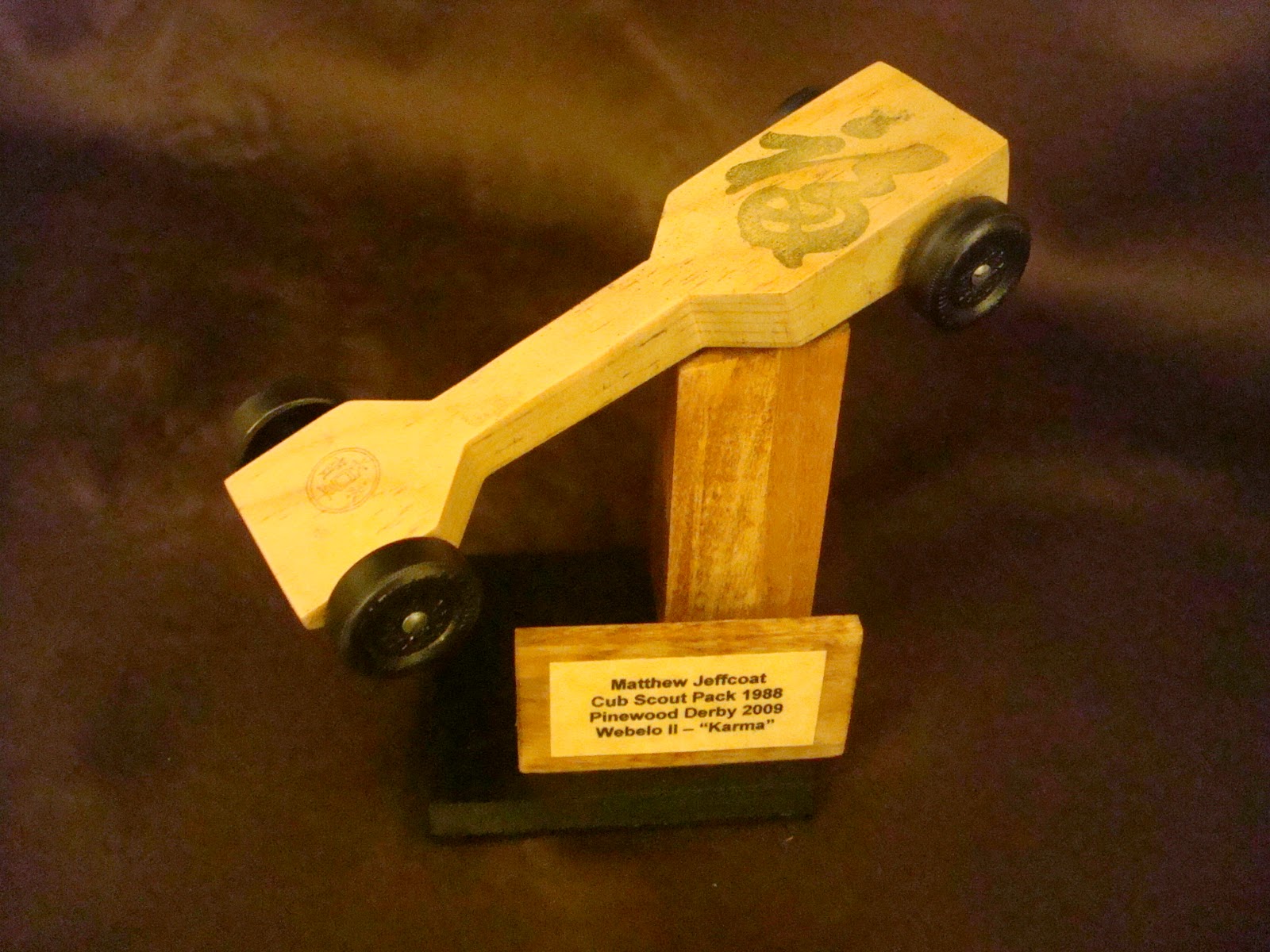 Spam and Hamsters Pinewood Derby Building a Cool Car Stand