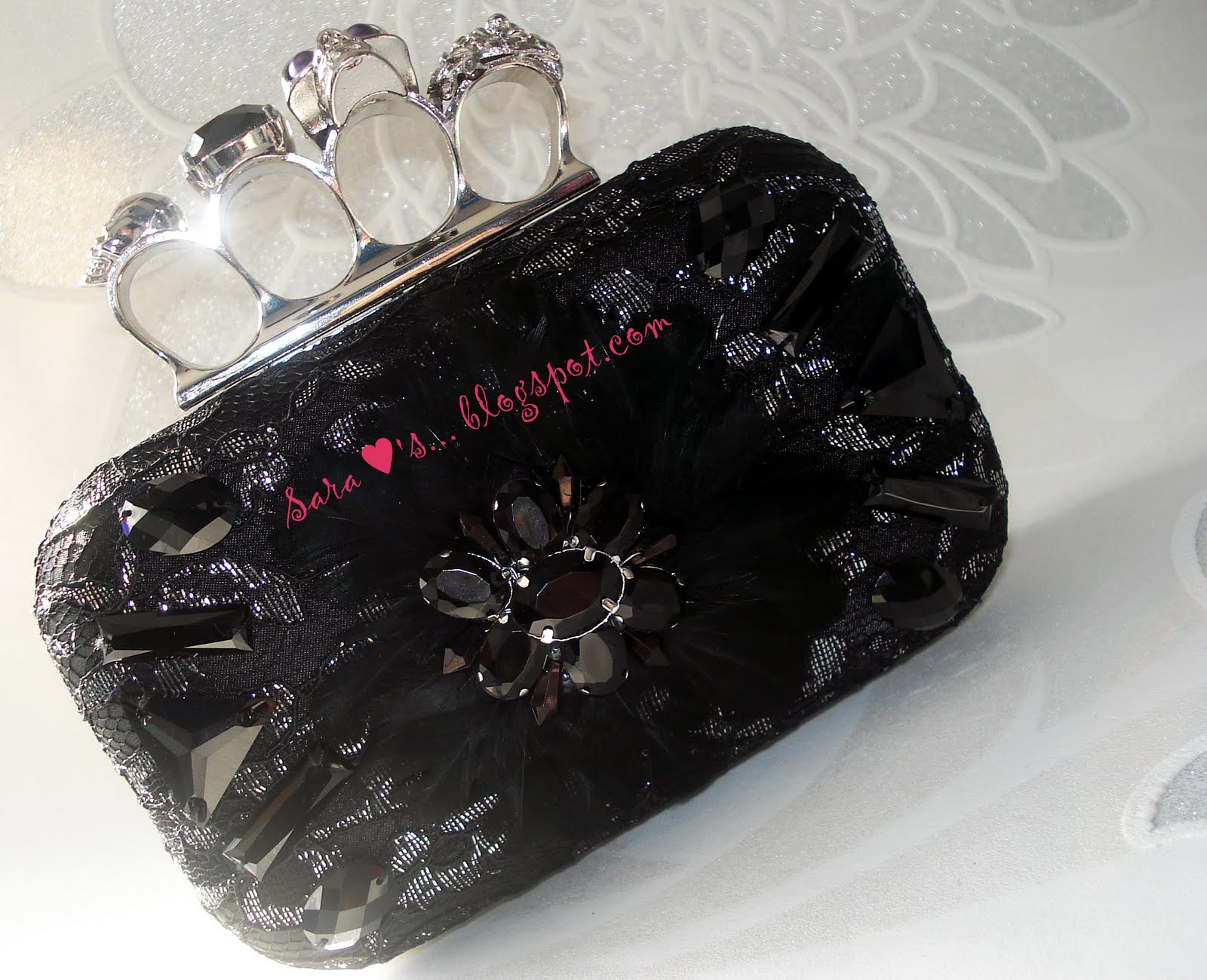 Edgy Knuckle Duster Clutch Bag All Those Pretty Little Things