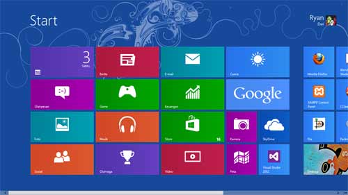 Tampilan Windows 8 Tampilan Windows 8