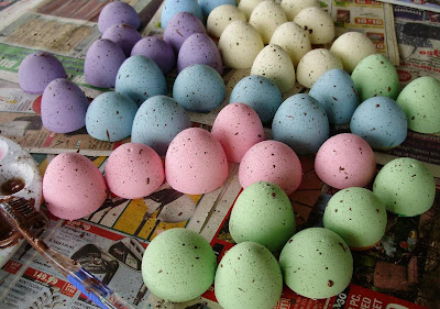 Painted Plastic Easter Eggs Tutorial