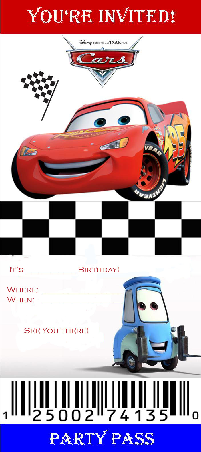 invitation above into a disney cars vip pit pass invitation invitation above into a disney cars vip pit pass invitation