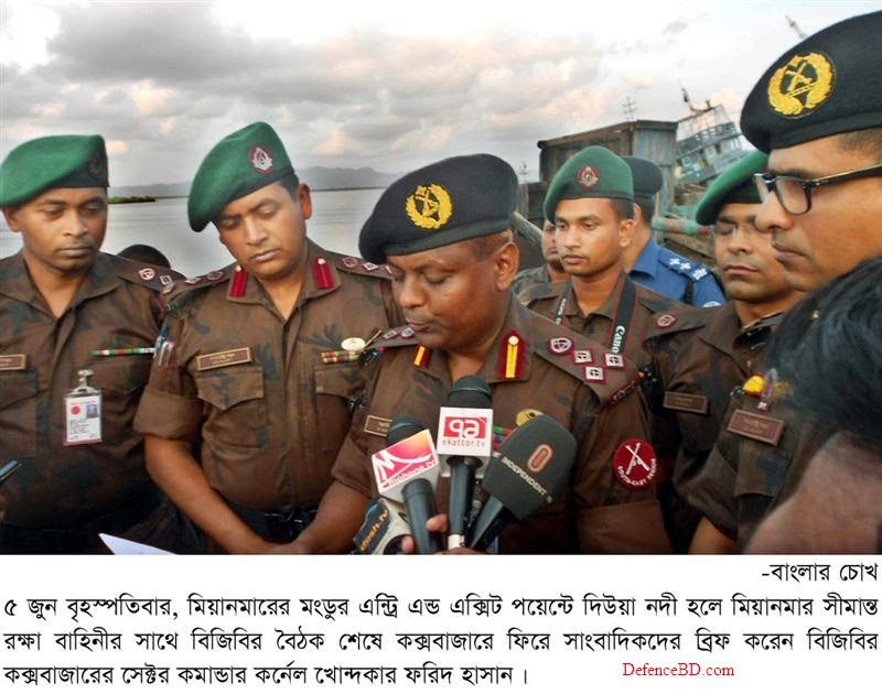 After Flag meeting between Bangladesh-Myanmar After Flag meeting between Bangladesh-Myanmar