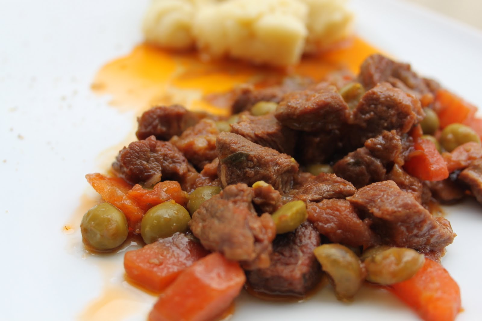 La Cocina de Tarta de Fresa Carne guisada