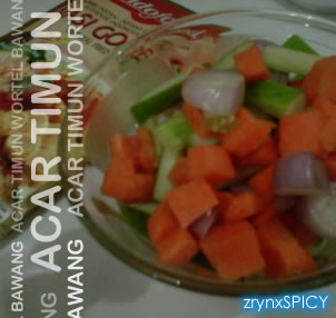 Acar Timun Wortel Bawang