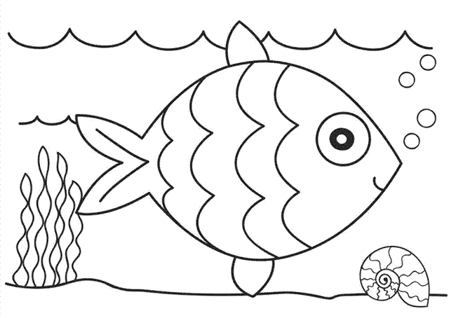 Fish Coloring Pages | Team colors