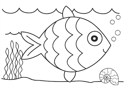Printable Fish Coloring Pages for Kids