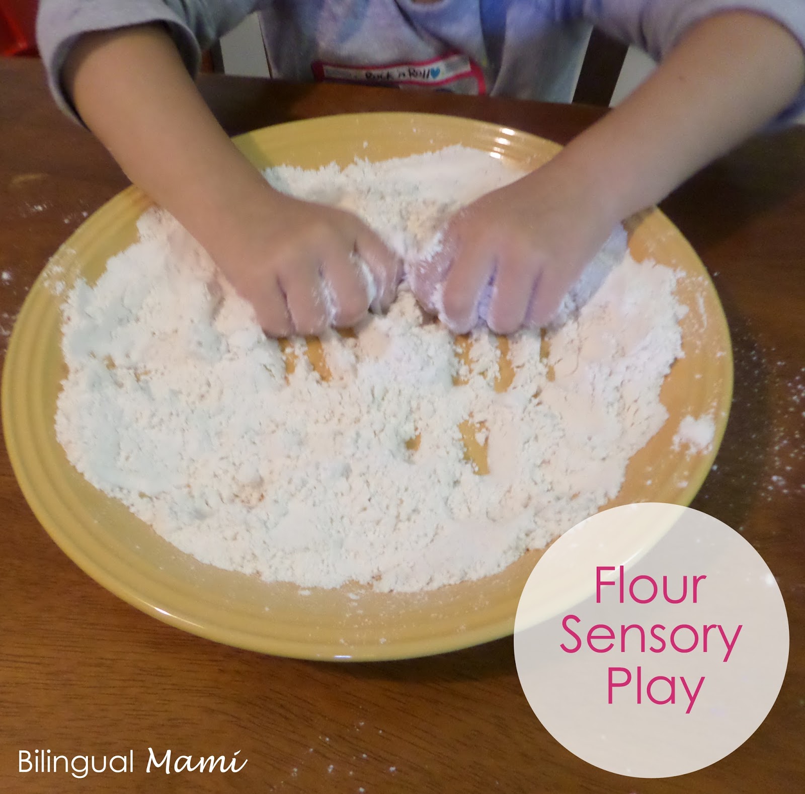 Flour Sensory Play
