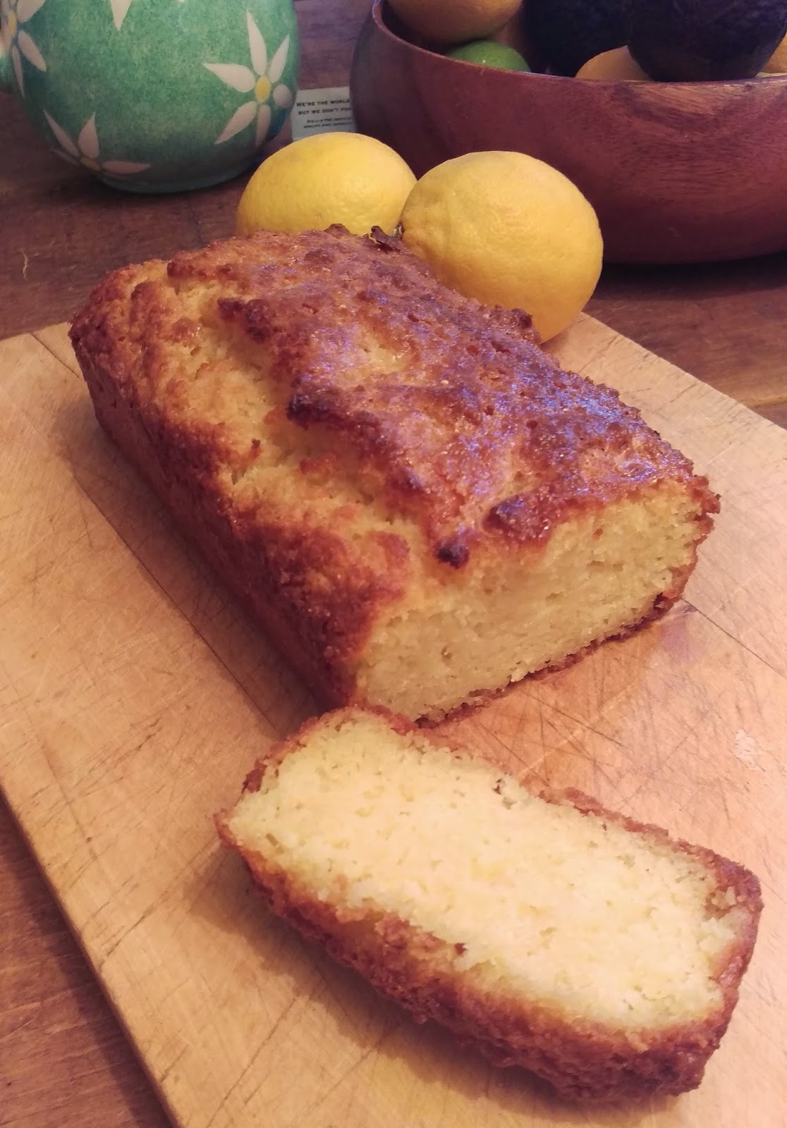Jules' Dinner Table: Diabetic Lemon Drizzle Cake