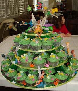 Amazing Tinkerbell Birthday Cupcakes Amazing Tinkerbell Birthday Cupcakes