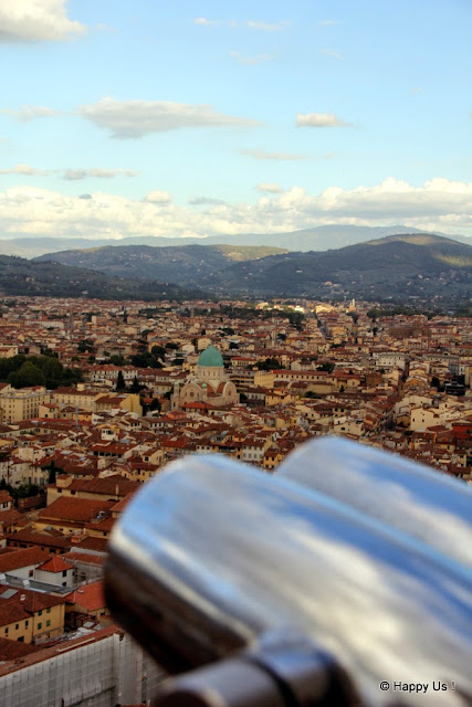 Vue depuis le Duomo à Florence